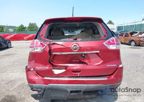2016 Nissan Rogue Sv из США, поврежденный, VIN KNMAT2MV6GP652054